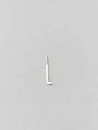 Design Letters Colgante de arquetipo de 10 mm de Plata A-Z-L