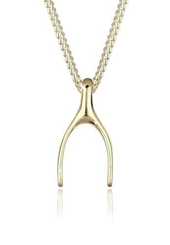 Elli Premium Mujer de cadena con colgante Radiestesia Amuleto 375 oro amarillo