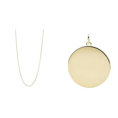 Fossil Collar Corto Mujer Oh So Charming de Acero Inoxidable Dorado