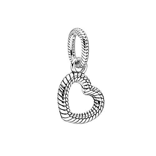 Pandora Icons - Colgante de plata de ley, diseño de corazón abierto