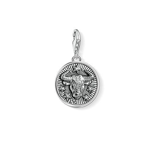 Thomas Sabo - Colgante de Mujer "Charm Zodíaco Tauro Charm Club"