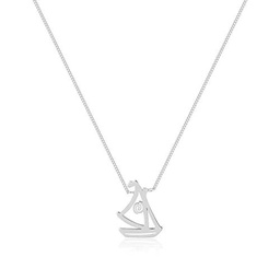 Colgante disney - Colgante vaiana barco plata de ley