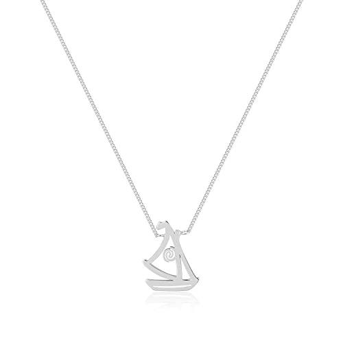 Colgante disney - Colgante vaiana barco plata de ley