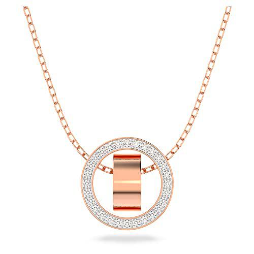 Swarovski Colgante Hueco Pequeño Oro Rosa Cristal brillante