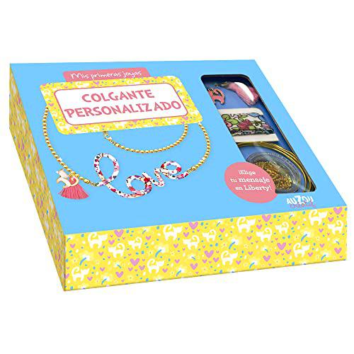 Auzou- Caja Joyas Colgante Personalizado, Multicolor (XOU-9503006)