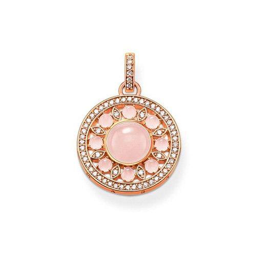 Thomas Sabo Glam &amp; Soul"Ornament" PE562-417-9 - Colgante para mujer (plata chapada en oro