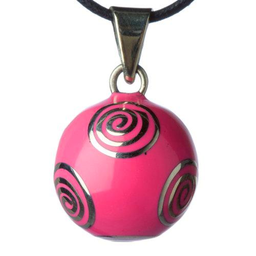Babylonia BVK330 - Colgante para embarazada con diseño de círculos, color rosa