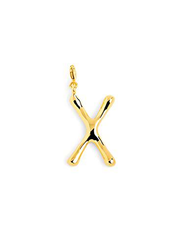 SINGULARU - Charm Letter XL Oro - X - Joyas mujer
