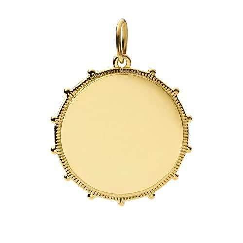 Fossil Colgante para mujer Corra Oh So Charming de Fossil de acero inoxidable en tono dorado, JF04031710