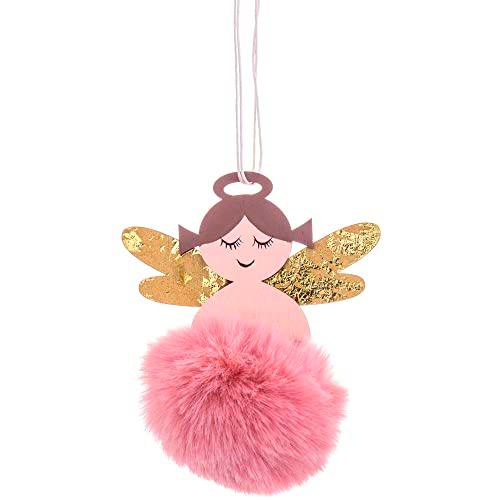 Angelito Colgante pompón Peluche 11x10 2 Colores