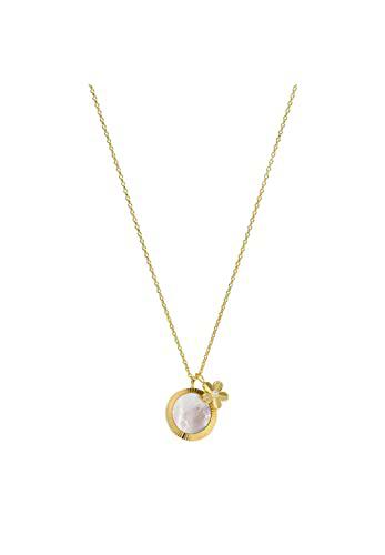 Collar con colgante para mujer Val Vintage Vacation de Fossil con nácar blanco, JF04023710