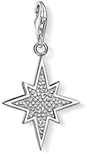 Thomas Sabo - Colgante Charm de Mujer "Estrella brillante Charm Club"