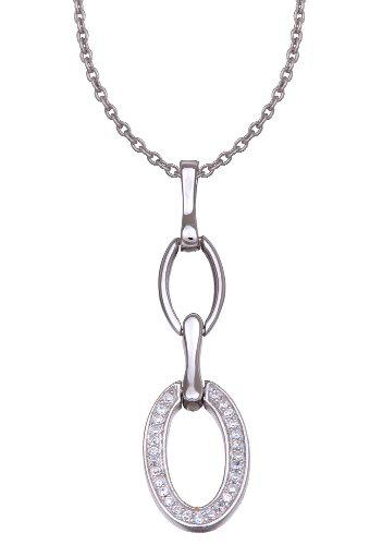 Alvina ZH-4576 - Cadena y Colgante para Mujeres, Color Plata