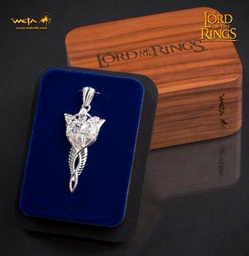 Weta Workshop The Lord of The Rings Evenstar - Colgante de plata esterlina