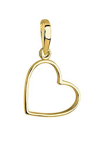 Elli Premium señorías-remolque 375 oro plata 925 corazón