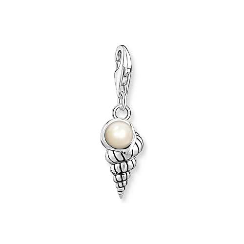 Thomas Sabo 1891-082-14 - Colgante de concha con perla de plata de ley en color plata