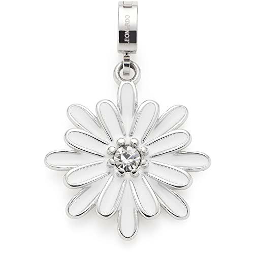 Leonardo Jewels Marita Clip&amp;Mix 022896 - Colgante de acero inoxidable con forma de flor de cristal
