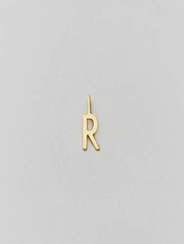 Design Letters Colgante de arquetipo de 10 mm dorado A-Z-R