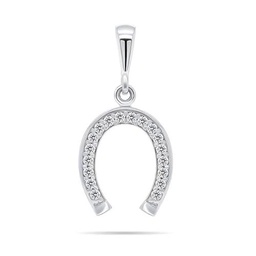 Brilio Colgante Timeless Silver Horseshoe Pendant with zircons PT49W sBS1793 Marca