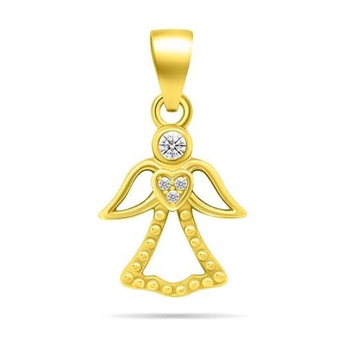 Brilio Colgante Beautiful Gold-Plated Pendant with zircons Angel PT121Y sBS2952 Marca