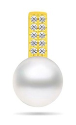 Brilio Colgante Sparkling Gold Plated Pendant with Genuine Pearl and zircons PT90Y sBS2291 Marca