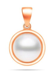 Brilio Colgante Minimalist Bronze Pendant with Genuine Pearl PT89R sBS2289 Marca