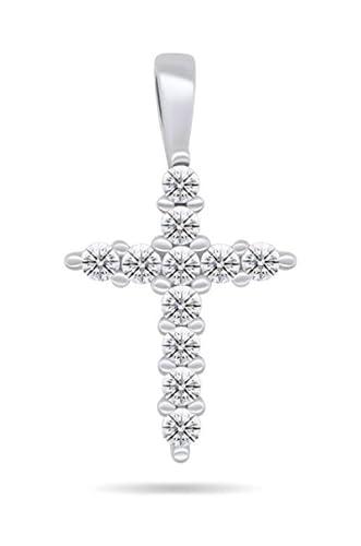 Brilio Colgante Sparkling Silver Pendant with zircons Cross PT68W sBS2230 Marca