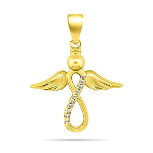 Brilio Colgante Charming Gold-Plated Pendant Angel PT112Y sBS2938 Marca