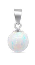 Brilio Colgante Modern Silver Pendant with White Synthetic Opal PT110W sBS2319 Marca
