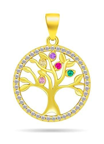 Brilio Colgante Modern Gold Plated Tree of Life Pendant PT82YRBW sBS2269 Marca