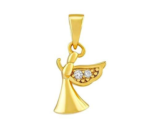 Silvego Colgante Silver - Plated Aban Angel Pendant with Clear Brilliance Zirconia MW1573PGP sSL3888 Marca