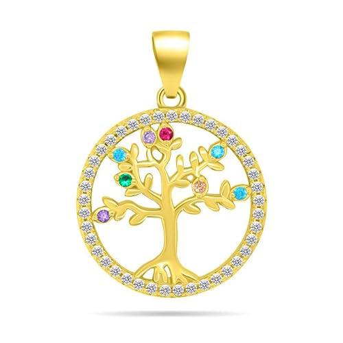 Brilio Colgante Sparkling Gold-Plated Pendant Tree of Life PT114Y sBS2943 Marca