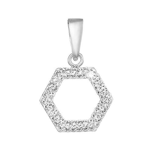 Evolution Group Colgante Silver Pendant with Swarovski 74073.1 sEG0447 Marca