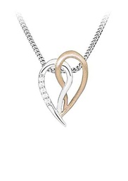 MOISS Colgante Timeless Silver Bicolor Pendant with zircons P0001007 sMM0259 Marca