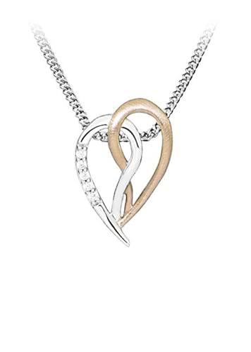 MOISS Colgante Timeless Silver Bicolor Pendant with zircons P0001007 sMM0259 Marca