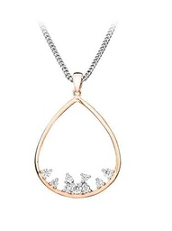 MOISS Colgante Stunning Silver Bicolor Pendant with zircons P0000609 sMM0025 Marca