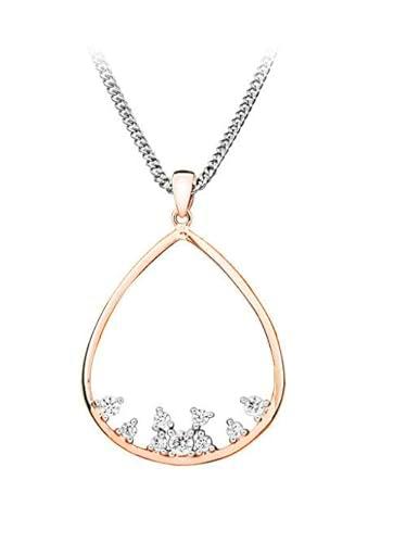MOISS Colgante Stunning Silver Bicolor Pendant with zircons P0000609 sMM0025 Marca