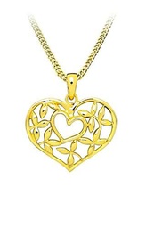MOISS Colgante Gold-Plated Silver Pendant Heart P0000974 sMM0262 Marca