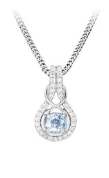 MOISS Colgante Elegant Silver Pendant with Topaz PG000114 sMM0239 Marca