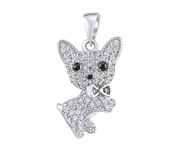 Silvego Colgante Silver Pendant Ben The Dog with Clear Brilliance Zirconia MW13765P sSL3861 Marca