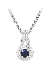 MOISS Colgante Elegant Silver Pendant with Garnet PG000112 sMM0238 Marca
