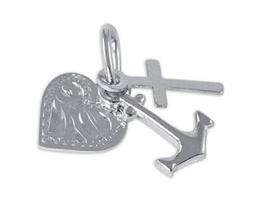 Brilio Colgante Pendant Love, Faith, Hope, White Gold 242 001 00077 07 sBR0884 Marca