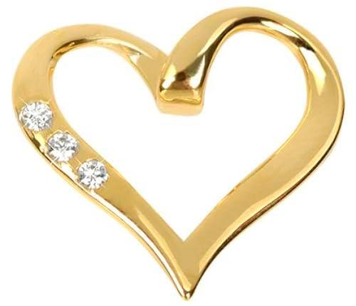 Brilio Colgante Gold Heart Pendant with Crystals 249001 00354 sBR1358 Marca