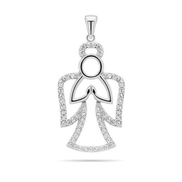 Brilio Colgante Gentle Silver Pendant Angel PT38W sBS1357 Marca