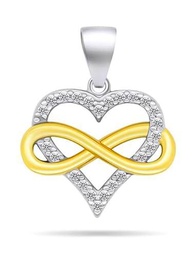 Brilio Colgante Romantic Bicolor Silver Pendant Endless Love PT62WY sBS2217 Marca
