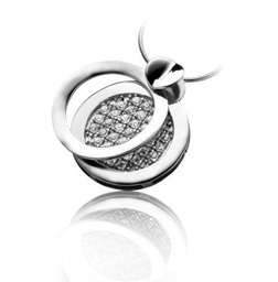 Orphelia Jewelry - Cadena de plata de ley con circonita
