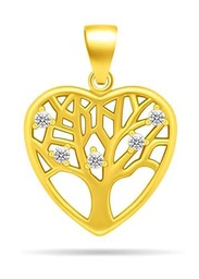 Brilio Colgante Charming Gold-Plated Pendant with zircons Heart PT70Y sBS2244 Marca