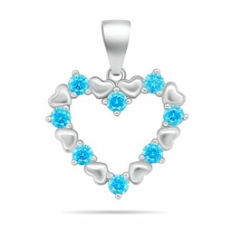 Brilio Colgante Gentle Silver Pendant with Light Blue zircons PT19WA sBS1110 Marca
