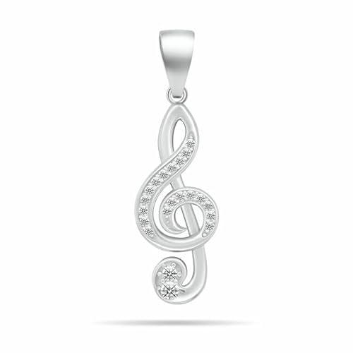 Brilio Colgante Modern Silver Pendant Treble Clef PT47W sBS1788 Marca
