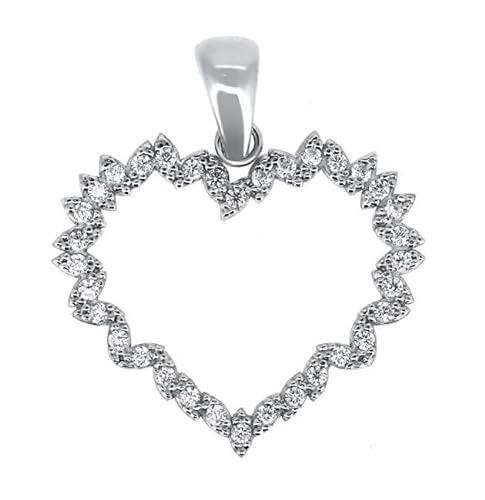 Brilio Colgante Romantic Heart Pendant with zircons PENT023 sBS0734 Marca